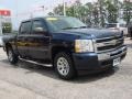 2010 Imperial Blue Metallic Chevrolet Silverado 1500 LS Crew Cab  photo #7