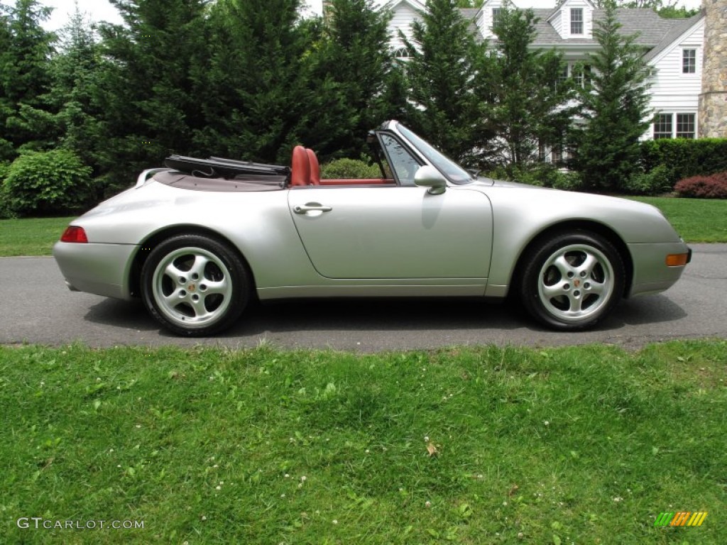 Arctic Silver Metallic 1998 Porsche 911 Carrera Cabriolet Exterior Photo #65325068