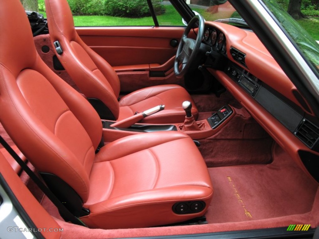 Boxster Red Interior 1998 Porsche 911 Carrera Cabriolet Photo #65325132