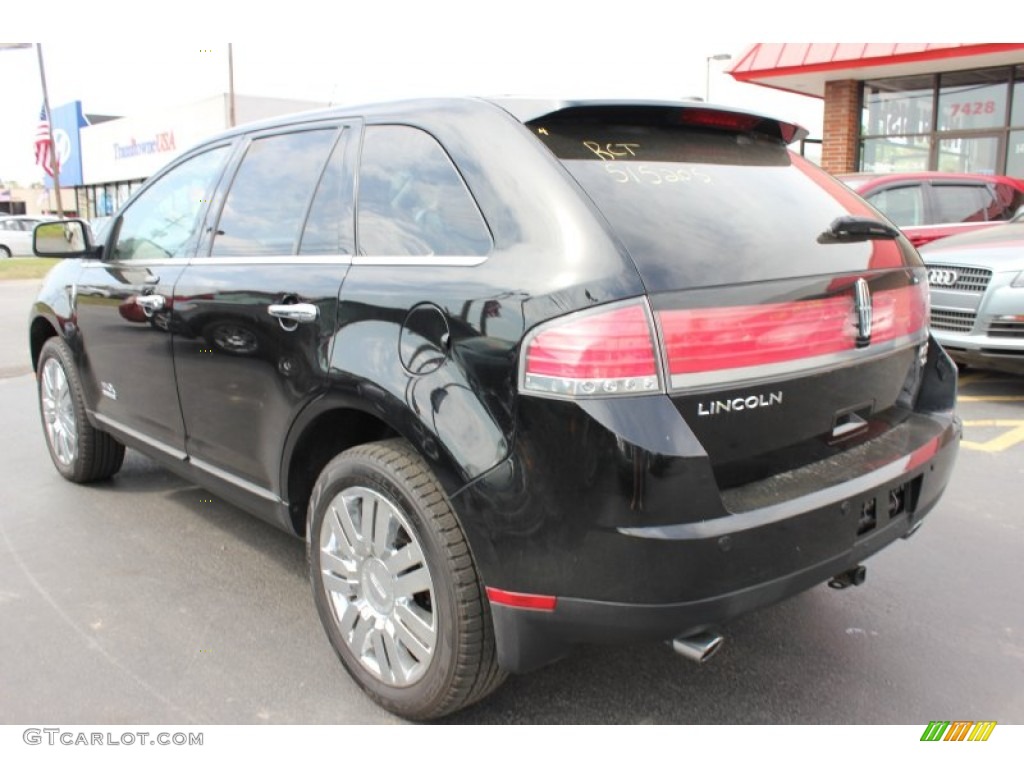 2009 MKX Limited Edition AWD - Black / Limited Charcoal Black/Light Stone photo #14