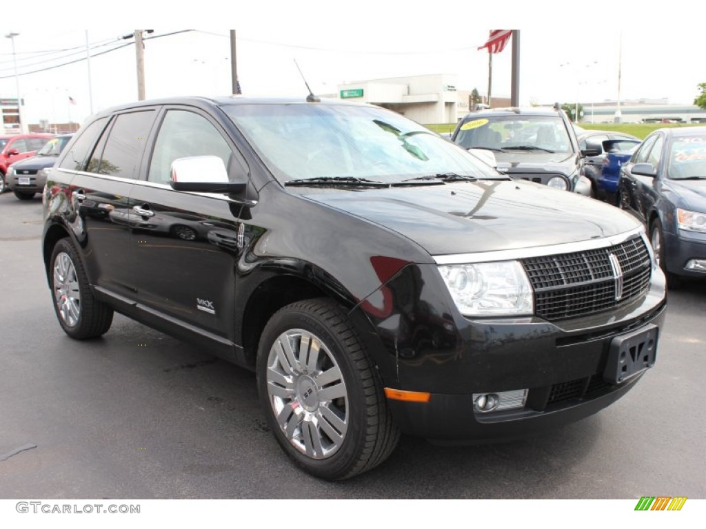 2009 MKX Limited Edition AWD - Black / Limited Charcoal Black/Light Stone photo #18