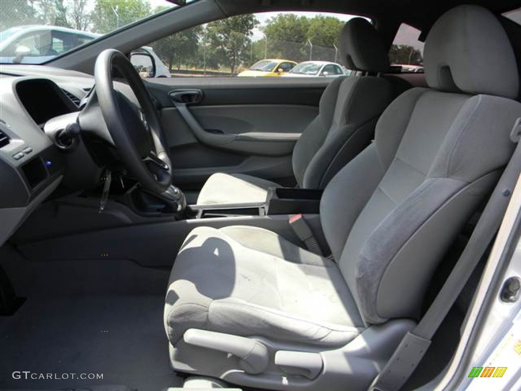 Gray Interior 2006 Honda Civic DX Coupe Photo #65326292