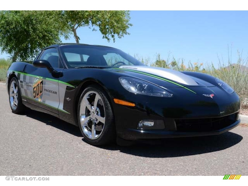 2008 Corvette Callaway Indy 500 Pace Car Coupe - Black / Titanium photo #1