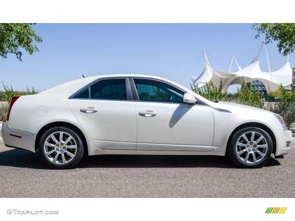 White Diamond Tri-Coat 2008 Cadillac CTS Sedan Exterior Photo #65326982
