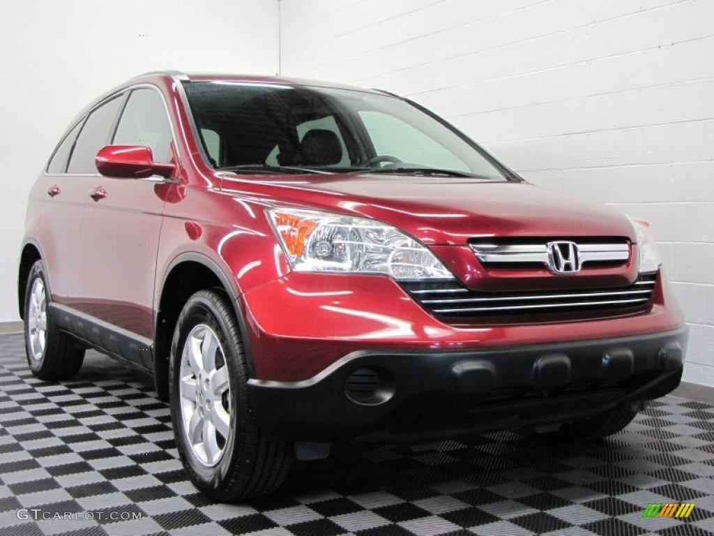 2007 CR-V EX-L 4WD - Tango Red Pearl / Gray photo #1