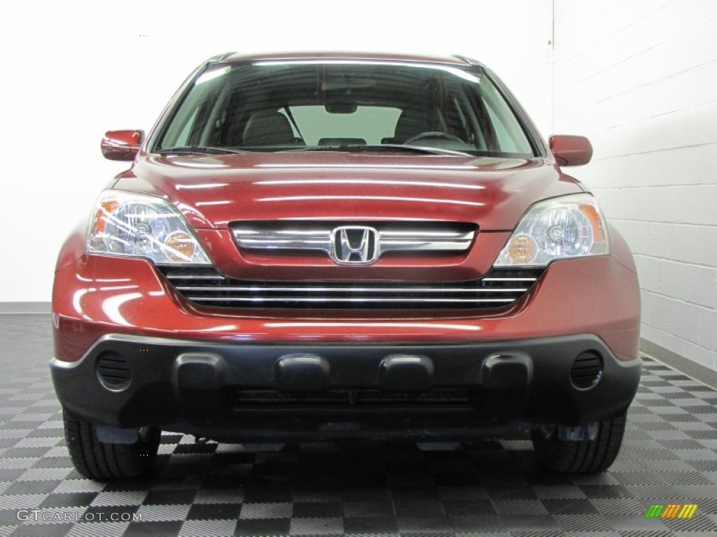 2007 CR-V EX-L 4WD - Tango Red Pearl / Gray photo #3