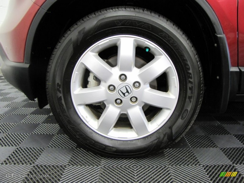 2007 CR-V EX-L 4WD - Tango Red Pearl / Gray photo #19