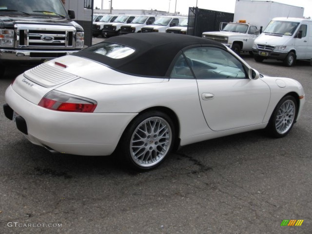 2000 911 Carrera 4 Cabriolet - Biarritz White / Graphite Grey photo #7