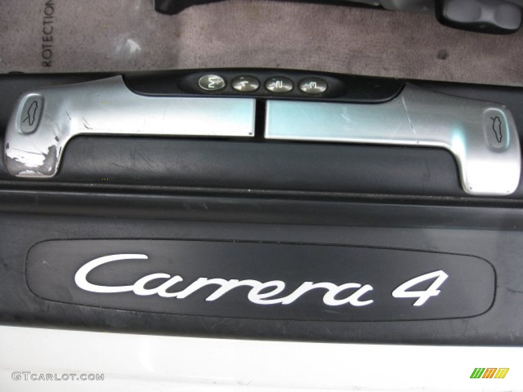 2000 911 Carrera 4 Cabriolet - Biarritz White / Graphite Grey photo #11