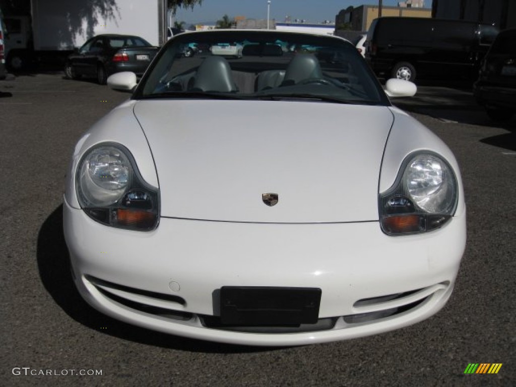 2000 911 Carrera 4 Cabriolet - Biarritz White / Graphite Grey photo #16