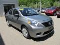 2012 Magnetic Gray Metallic Nissan Versa 1.6 S Sedan  photo #5