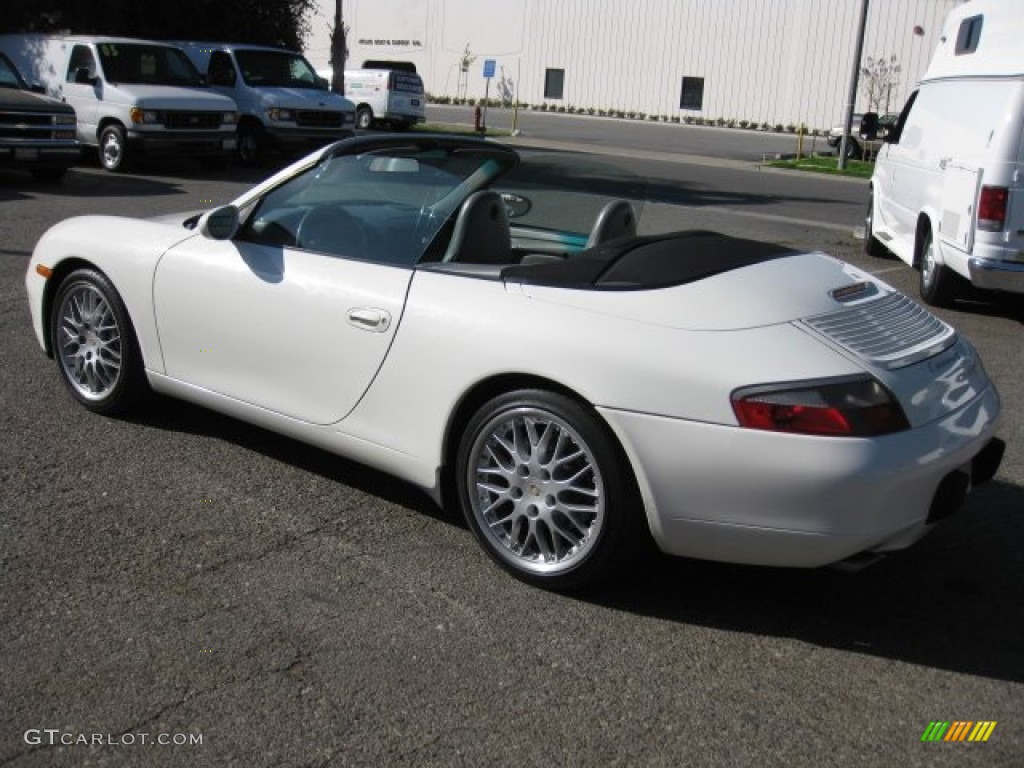 2000 911 Carrera 4 Cabriolet - Biarritz White / Graphite Grey photo #19