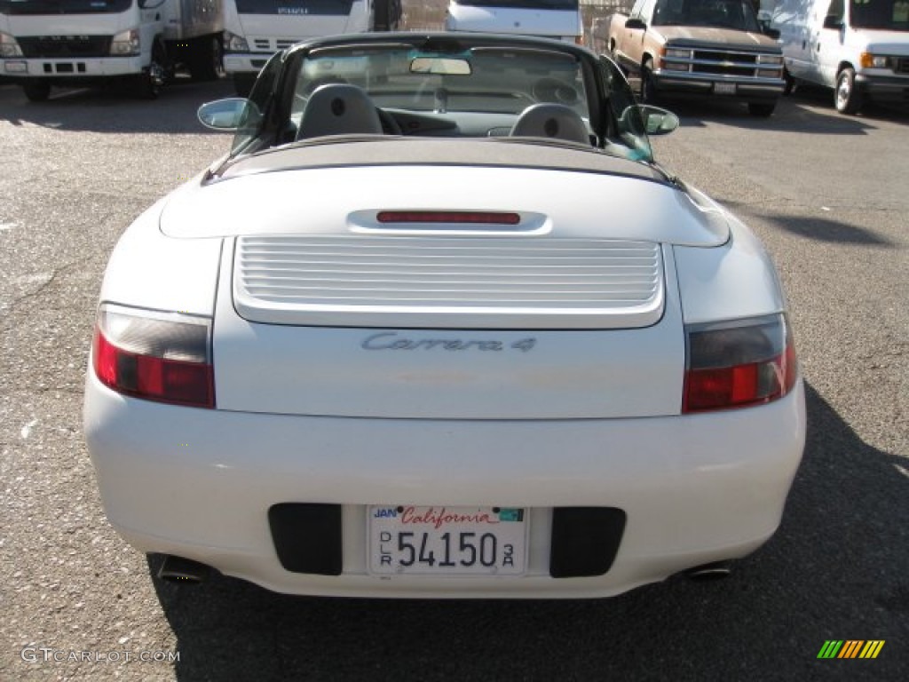 2000 911 Carrera 4 Cabriolet - Biarritz White / Graphite Grey photo #20