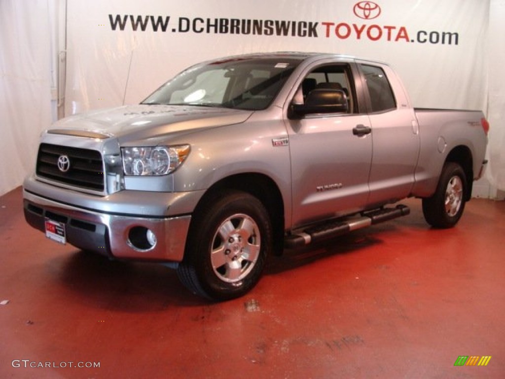 2007 Tundra SR5 TRD Double Cab 4x4 - Silver Sky Metallic / Graphite Gray photo #1