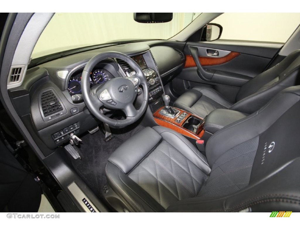 Graphite Interior 2012 Infiniti FX 50 S AWD Photo #65329037