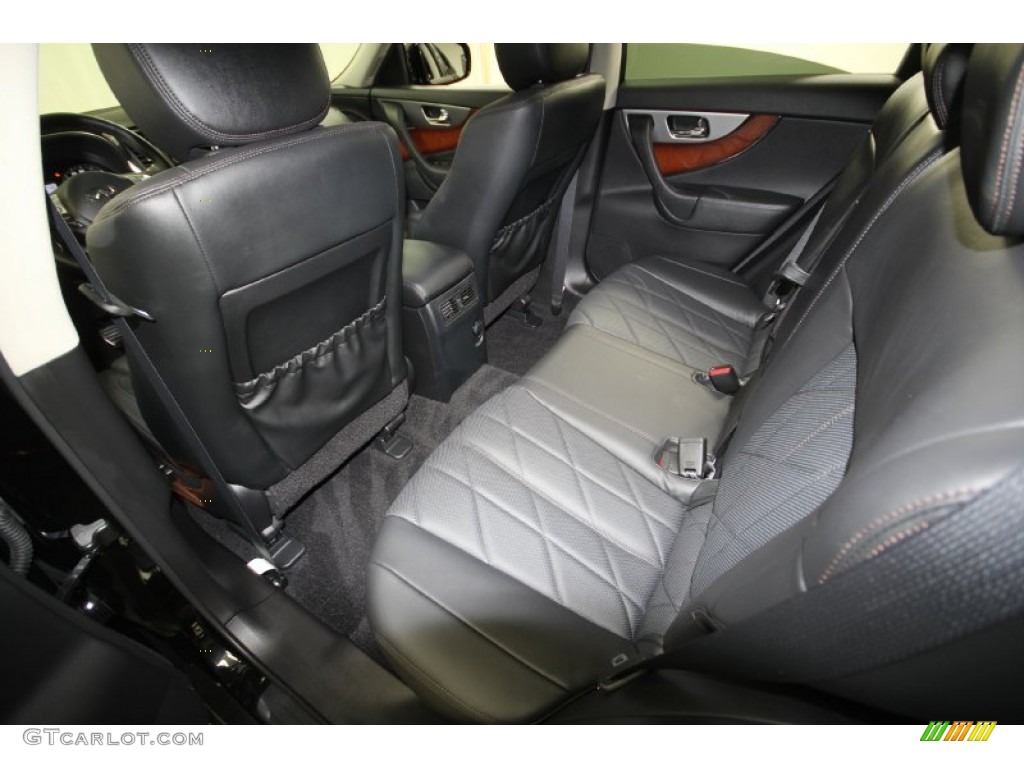 2012 Infiniti FX 50 S AWD Rear Seat Photo #65329475