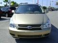 2007 Sunset Gold Kia Sedona LX  photo #2