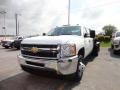 Summit White 2012 Chevrolet Silverado 3500HD WT Crew Cab 4x4 Chassis