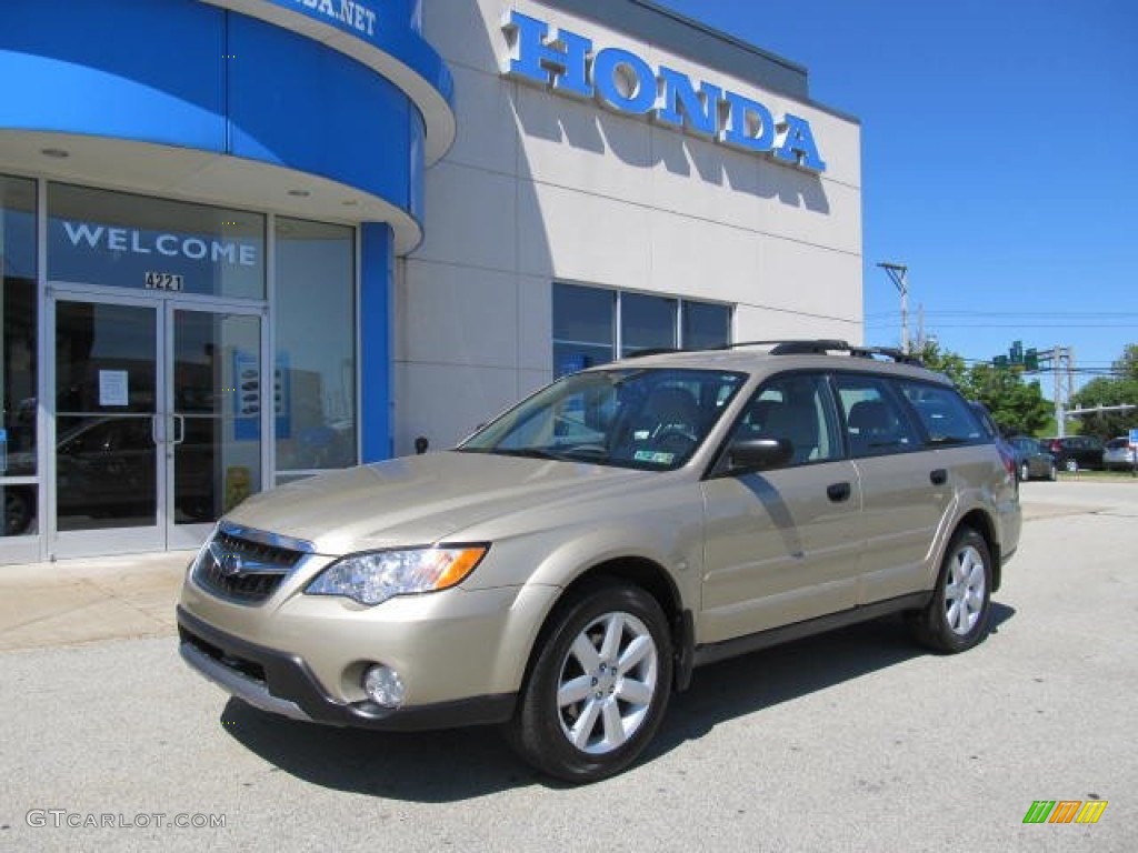 2009 Outback 2.5i Special Edition Wagon - Harvest Gold Metallic / Warm Ivory photo #1