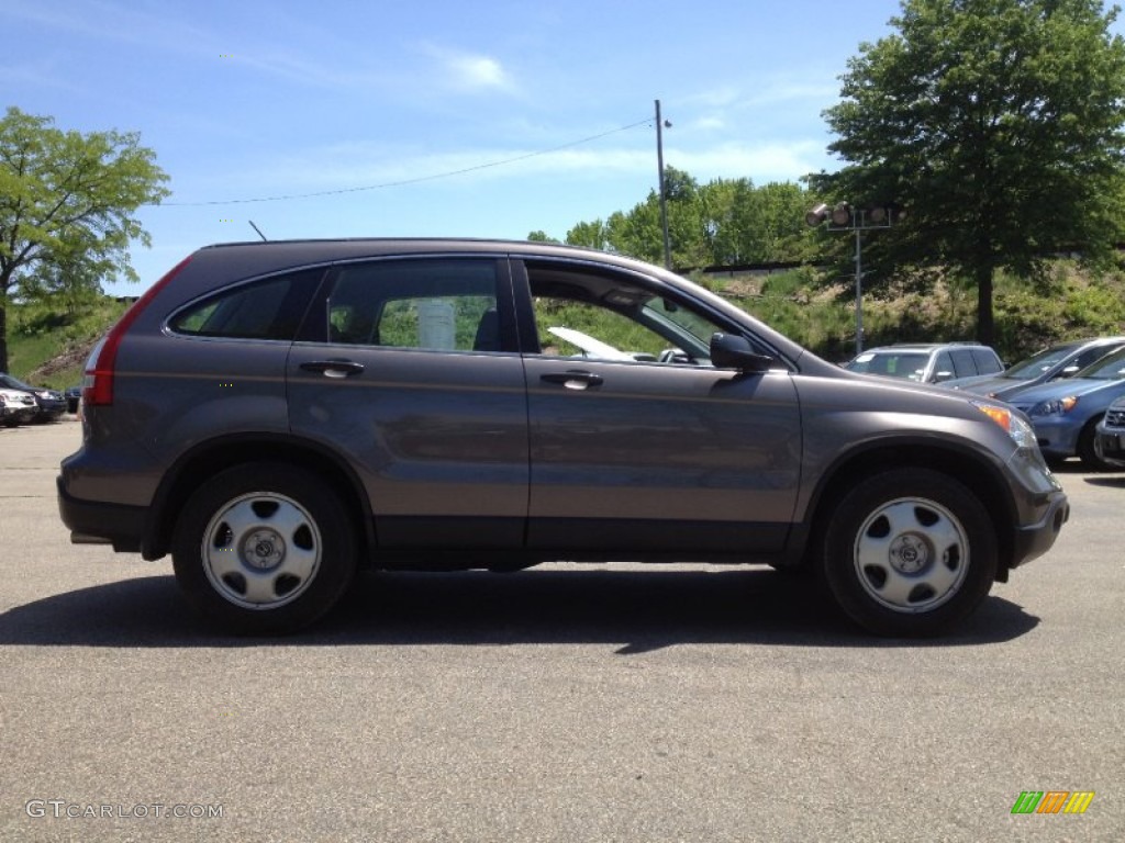 2009 CR-V LX 4WD - Borrego Beige Metallic / Black photo #8