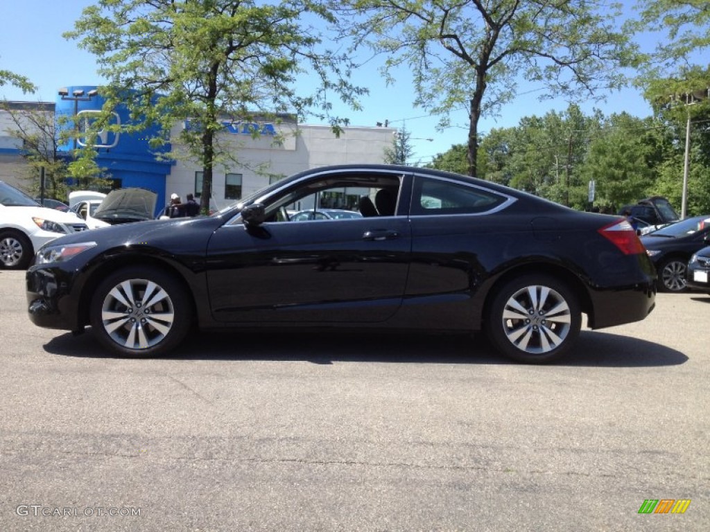 2009 Accord EX Coupe - Crystal Black Pearl / Black photo #1