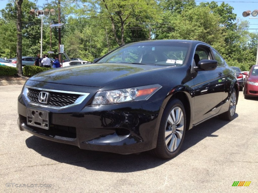 2009 Accord EX Coupe - Crystal Black Pearl / Black photo #6