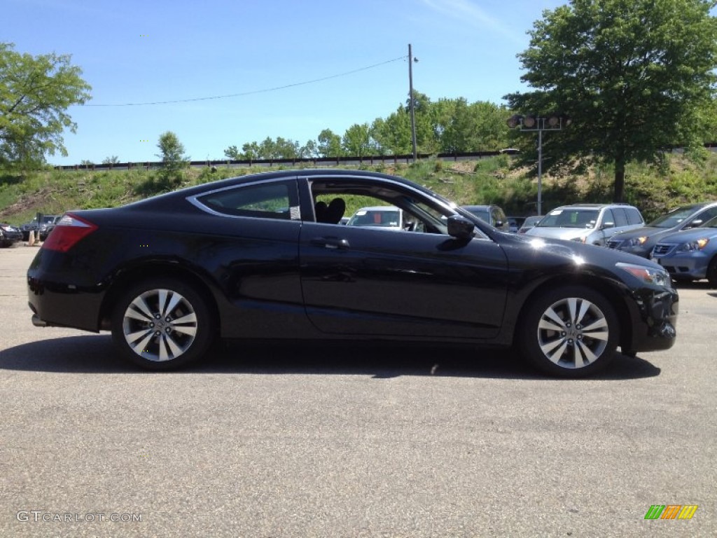 2009 Accord EX Coupe - Crystal Black Pearl / Black photo #9