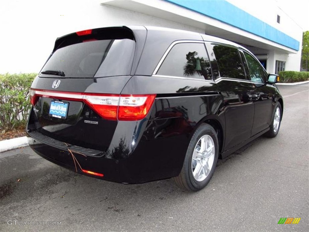 2012 Odyssey Touring Elite - Crystal Black Pearl / Truffle photo #3