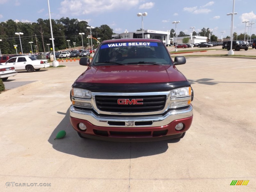 2007 Sierra 1500 Classic SLE Extended Cab 4x4 - Sport Dark Red Metallic / Ebony Black photo #8