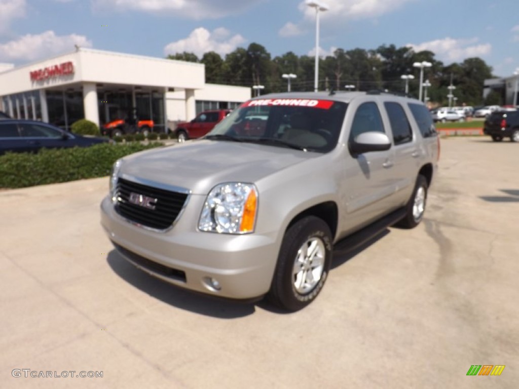 2008 Yukon SLT - Silver Birch Metallic / Light Tan photo #1