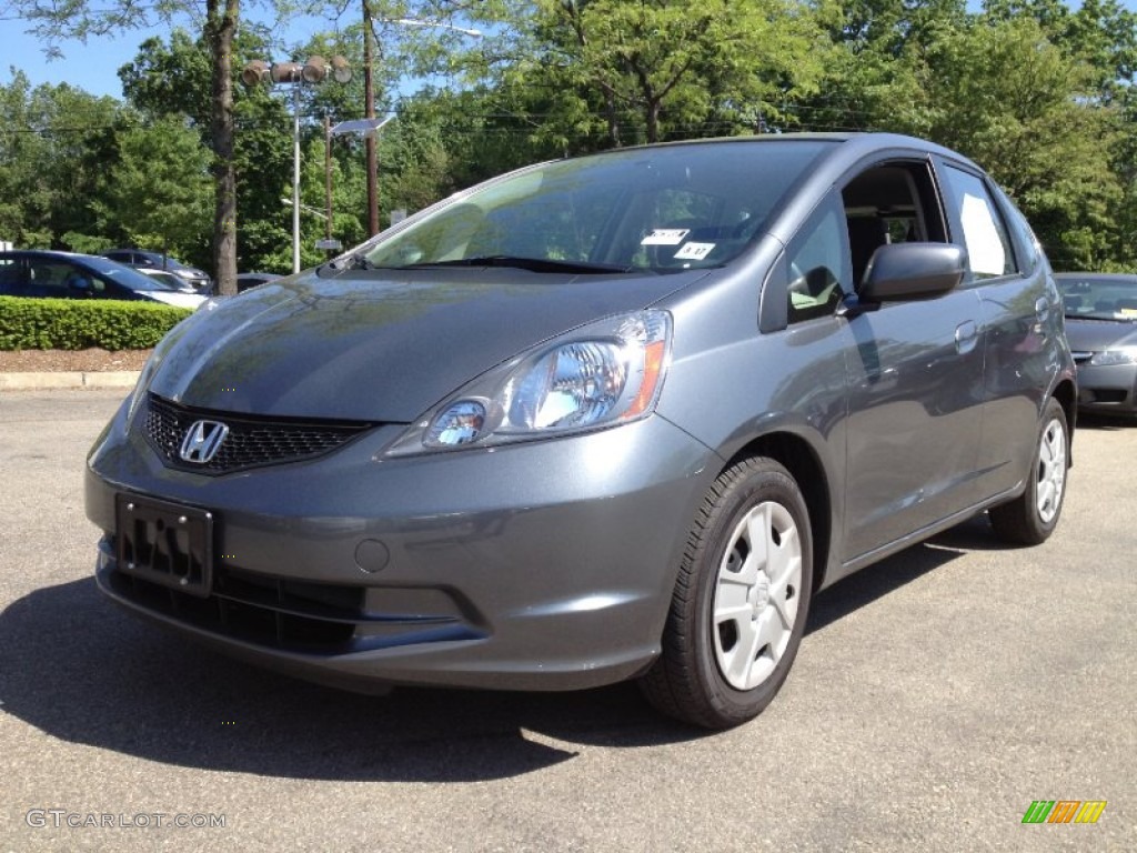 Polished Metal Metallic 2012 Honda Fit Standard Fit Model Exterior Photo #65332485