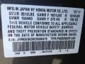 NH737M: Polished Metal Metallic 2012 Honda Fit Standard Fit Model Color Code