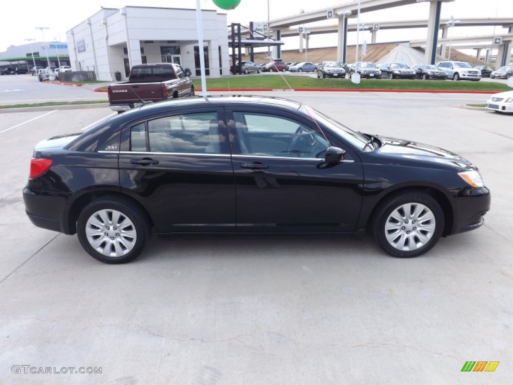 Black 2012 Chrysler 200 LX Sedan Exterior Photo #65333499