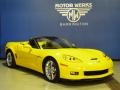 2011 Velocity Yellow Chevrolet Corvette Grand Sport Convertible  photo #1