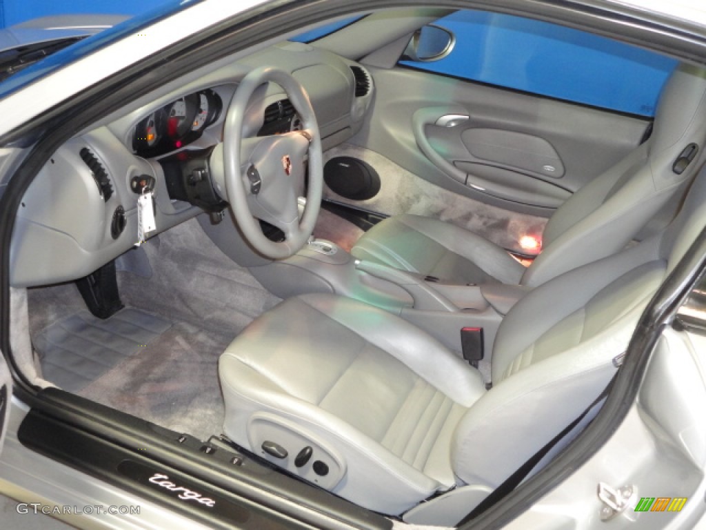 Graphite Grey Interior 2004 Porsche 911 Targa Photo #65334300