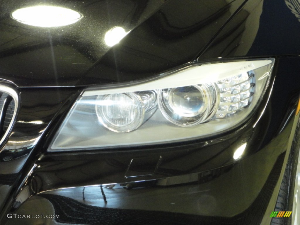 2010 3 Series 335i xDrive Sedan - Jet Black / Black Dakota Leather photo #4