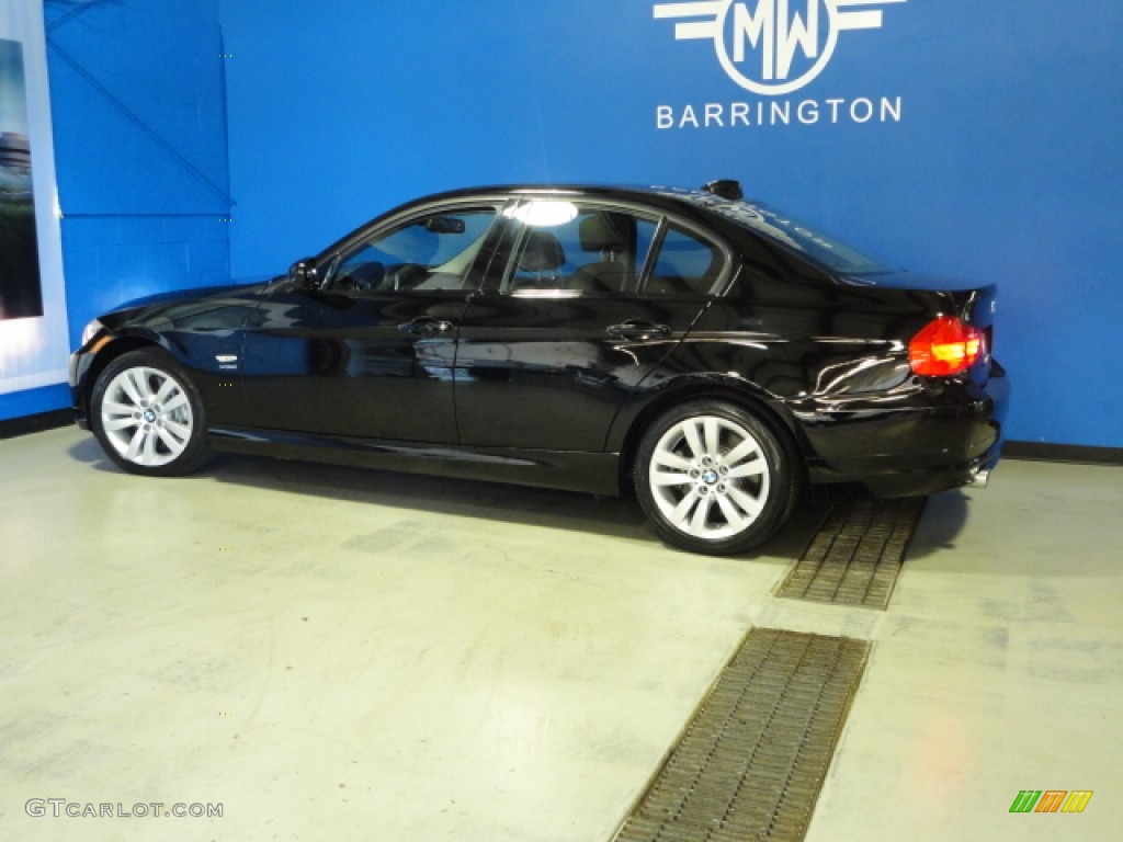 2010 3 Series 335i xDrive Sedan - Jet Black / Black Dakota Leather photo #5