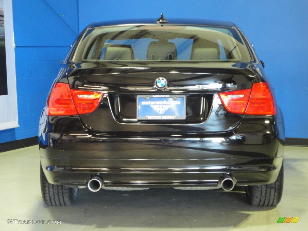 2010 3 Series 335i xDrive Sedan - Jet Black / Black Dakota Leather photo #8