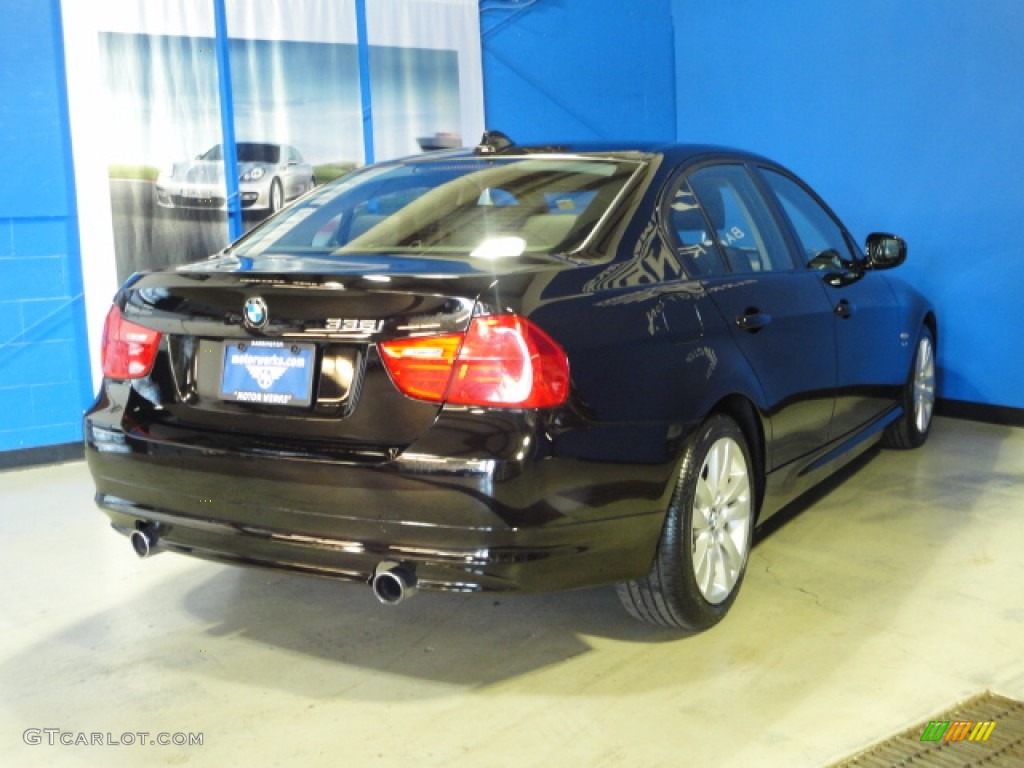 2010 3 Series 335i xDrive Sedan - Jet Black / Black Dakota Leather photo #10