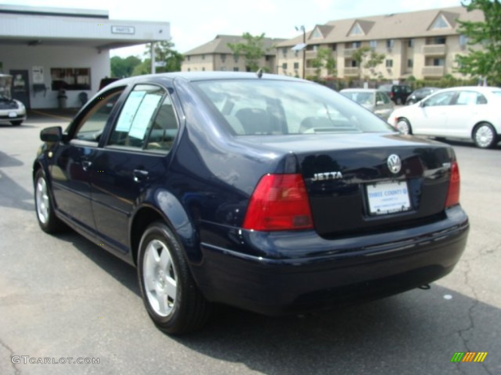 2000 Jetta GLS TDI Sedan - Atlantic Blue Pearl / Beige photo #4