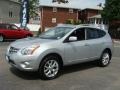 2011 Silver Ice Metallic Nissan Rogue SL AWD  photo #3