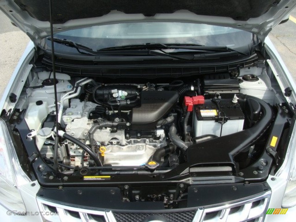 2011 Rogue SL AWD - Silver Ice Metallic / Black photo #14