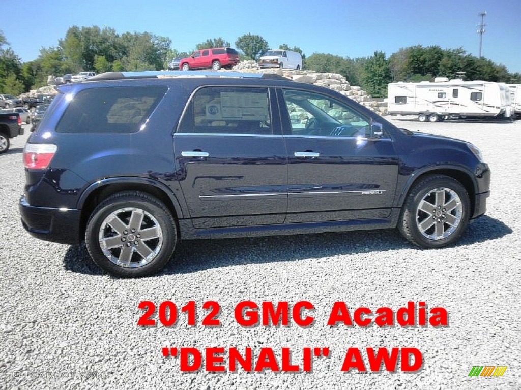 2012 Acadia Denali AWD - Deep Blue Metallic / Ebony photo #1