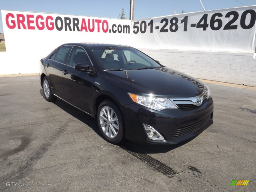 2012 Camry Hybrid XLE - Cosmic Gray Mica / Light Gray photo #1