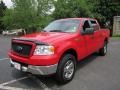 2005 Bright Red Ford F150 XLT SuperCrew 4x4  photo #2