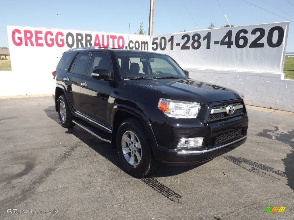 2012 4Runner SR5 - Black / Sand Beige Leather photo #1