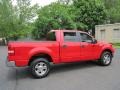2005 Bright Red Ford F150 XLT SuperCrew 4x4  photo #9