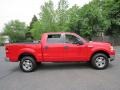 2005 Bright Red Ford F150 XLT SuperCrew 4x4  photo #10