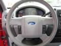 Medium Flint Grey 2005 Ford F150 XLT SuperCrew 4x4 Steering Wheel