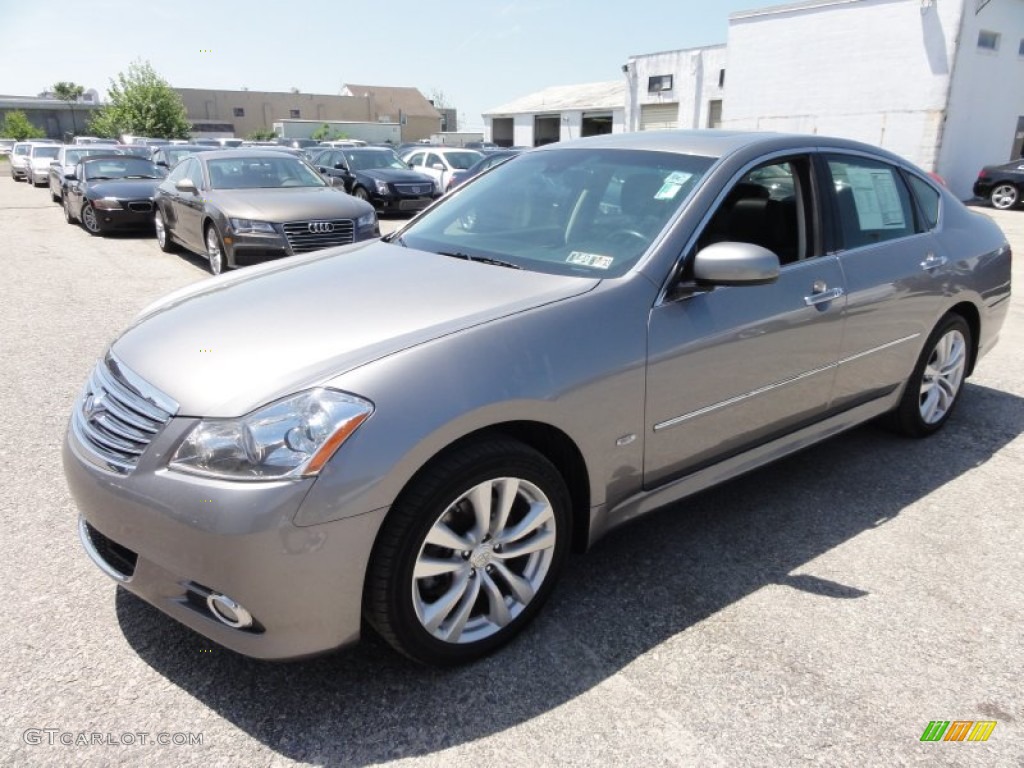 2008 M 35x AWD Sedan - Platinum Graphite / Graphite photo #2